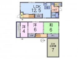 【桃山東エリア】京阪宇治線『桃山南口』駅まで徒歩4分の好立地★約7帖の天井収納庫が有り、たくさんある季節物などの収納も安心♬