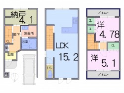 リビングコメント１ 【伏見住吉エリア】京阪・近鉄駅まで徒歩7分以内！！駅近★
駐車スペース1台可能◎バルコニー2ヶ所付き！！