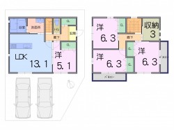 リビングコメント１ 【桃山エリア】全居室収納有◎3WAYアクセス利用可能！！
駐車2台スペース有！！広々4LDK★