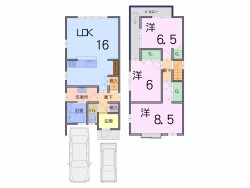 リビングコメント１ 【桃山南エリア】3WAYアクセス利用可能◎広々としたバルコニー付き★全居室6帖以上！！駐車スペース2台可能◎